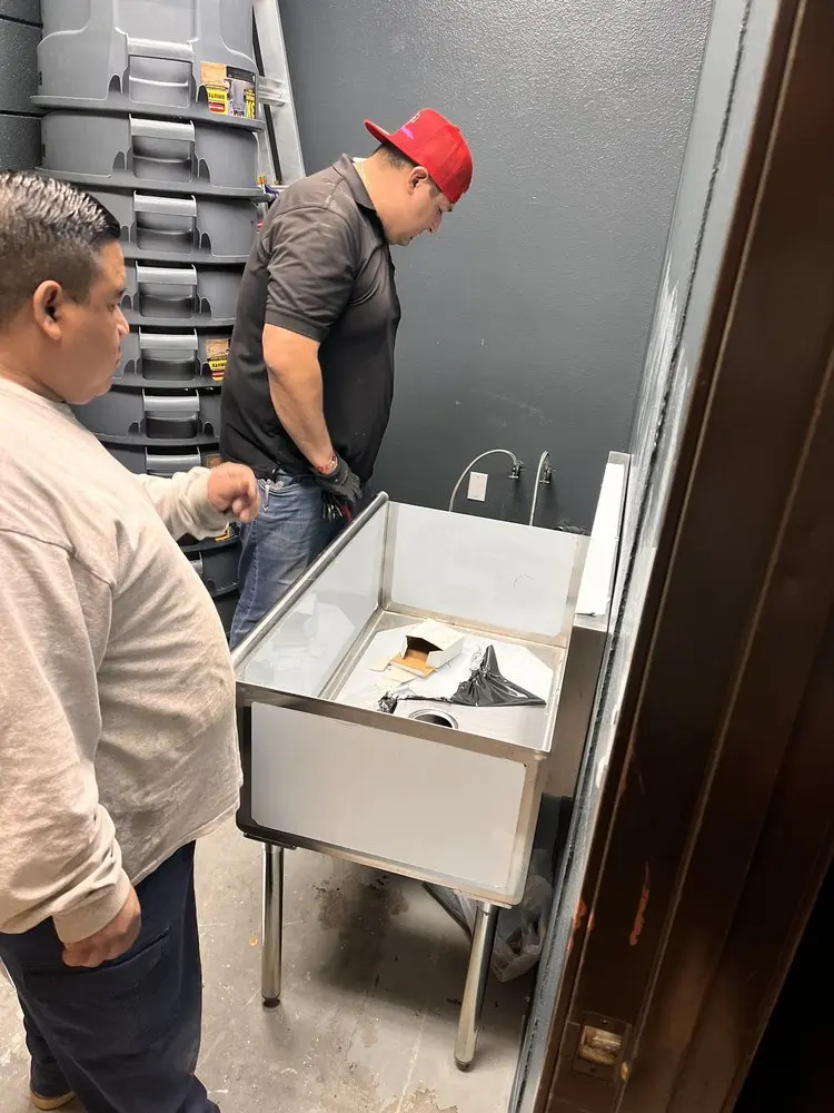 Commercial plumbing and sink installation in Revere Run