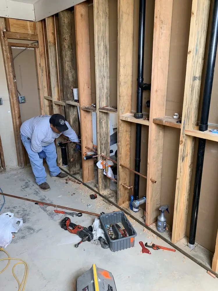 Commercial rough-in plumbing for Water Heater Replacement in Revere Run